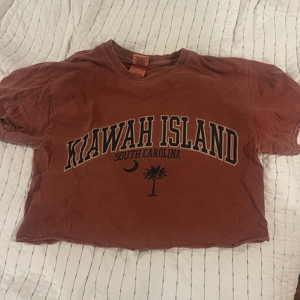 kiawah island crop top